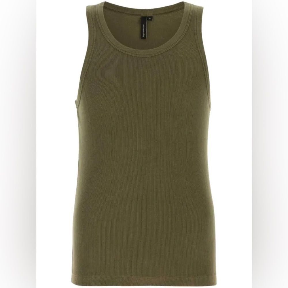 ENTIRE STUDIOS
ribbed tank top Mineral Color size XL NWT in‎ packaging